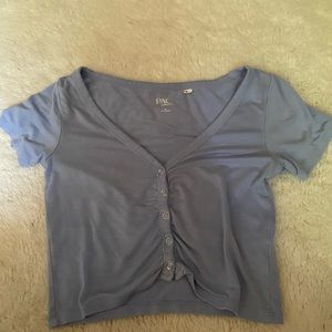 Blue pacsun crop top